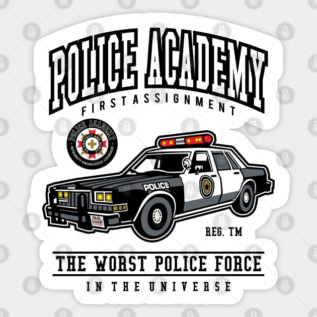 Police academy Sticker by OniSide